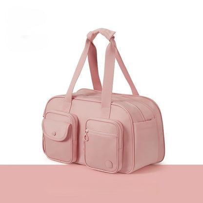 sac de voyage weekend femme extensible rose