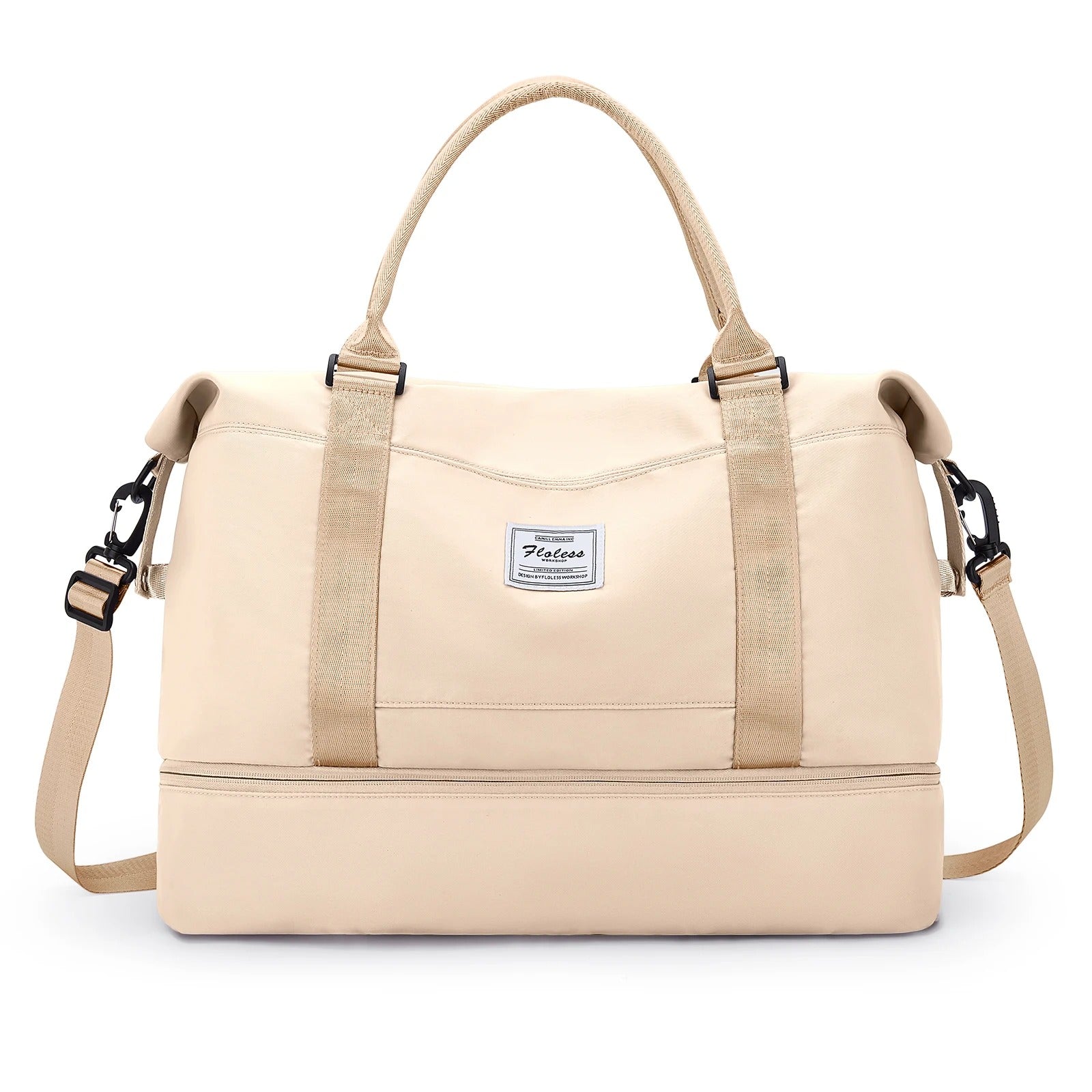sac de week end femme voyage beige