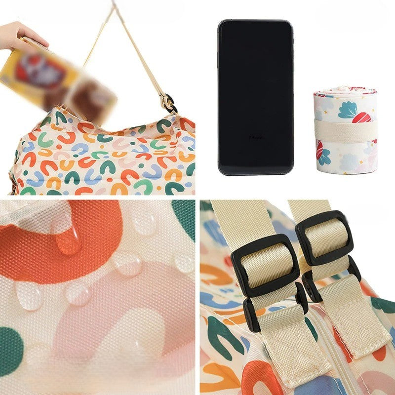 vues sac pliable design réutilisable ecompact