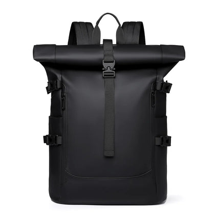 sac roll top pour la ville noir