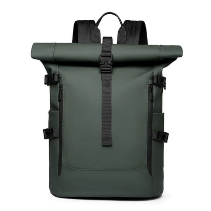 sac roll top pour la ville vert