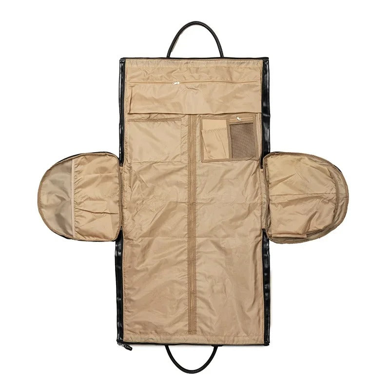 sac voyage convertible cuir déplié