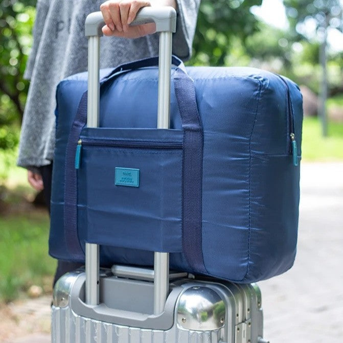 sac voyage pliable design léger sur valise