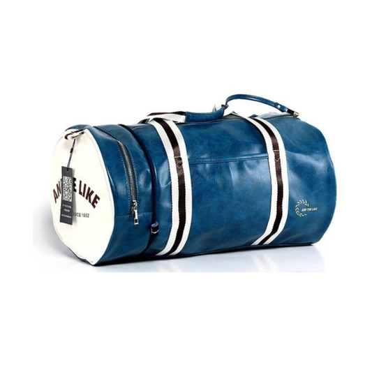 sac week end et sport vintage bleu