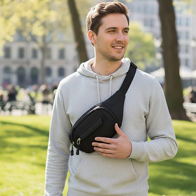 Sacoche banane homme​ noir
