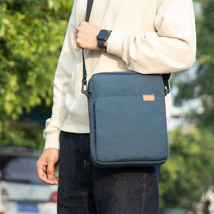 Sacoche homme en badoulière bleu