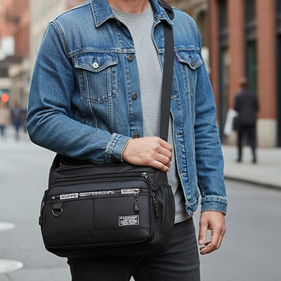 Sacoche homme​  noir