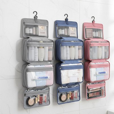Trousse de toilette voyage à suspendre