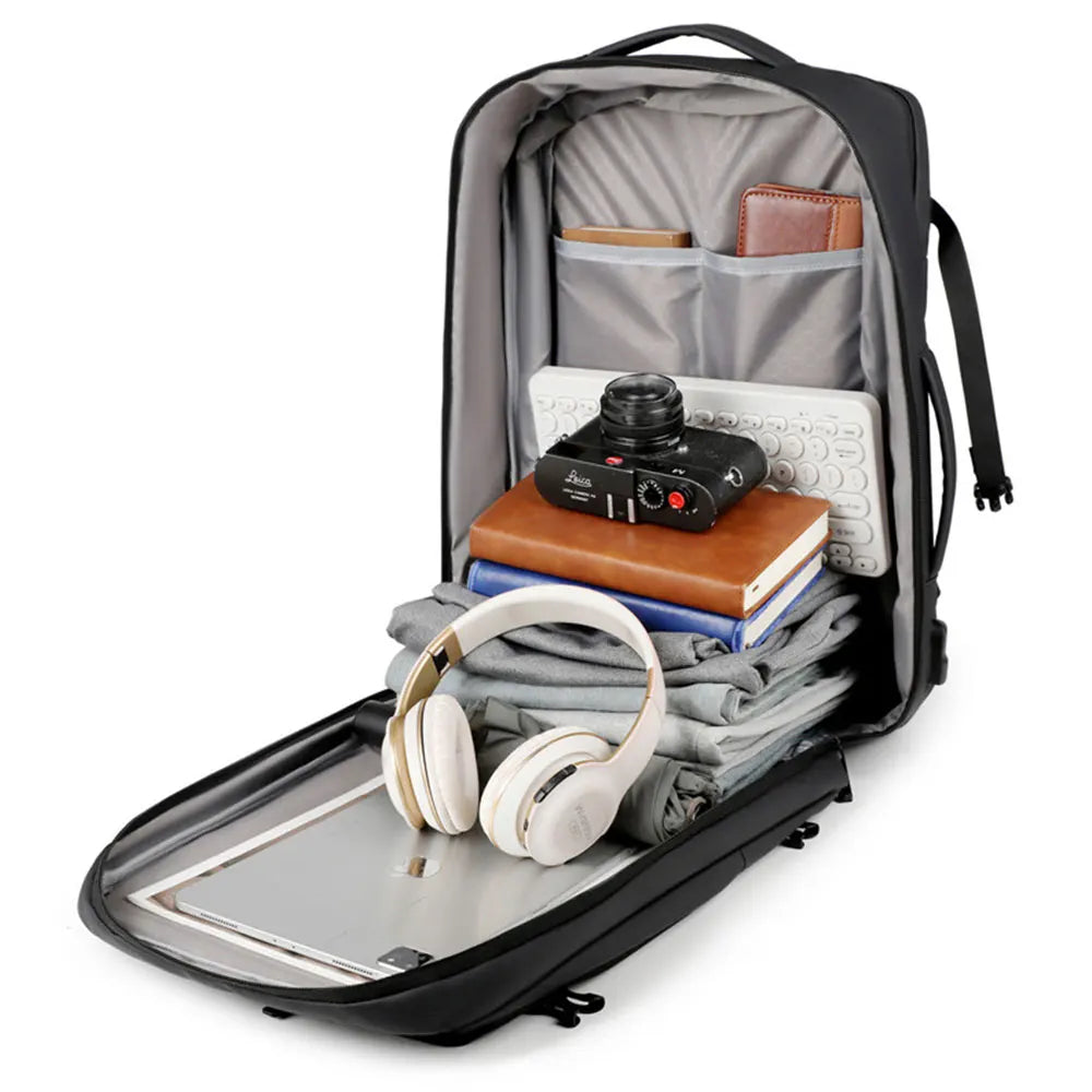 valise sac a dos extensible ouvert