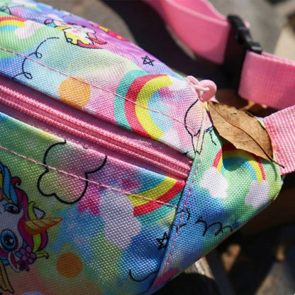 zoom fermeture banane enfant fille